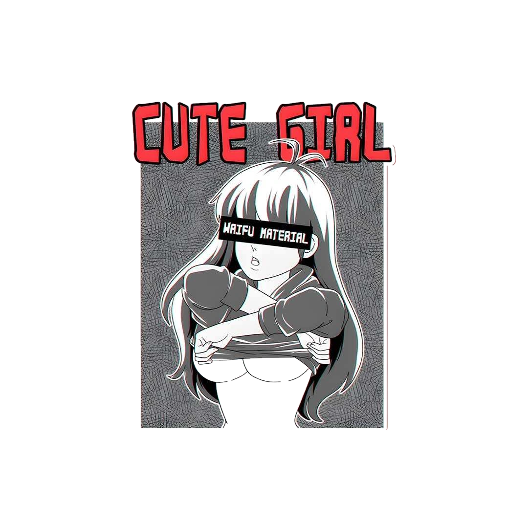 Cute Girl Sticker